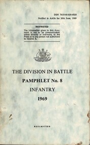 Australian Army: The Division In Battle, Pamphlet No. 8: Infantry, 1969