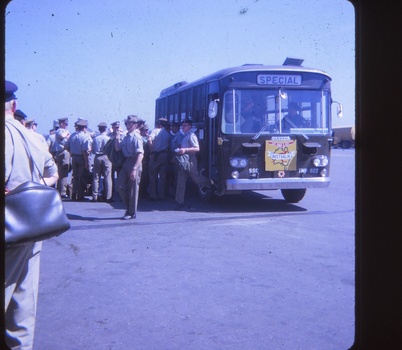 New arrivals at Saigon airport 1969