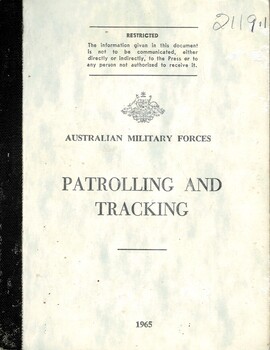 Australian Military Forces: Patrolling And Tracking