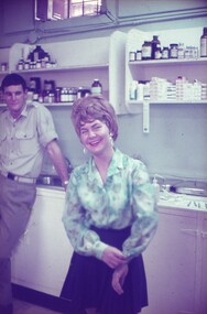 Female embassy staff member.