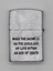 Small silver zippo lighter
