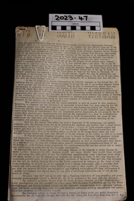4 paper double sided extract from the Vietnam Courier.