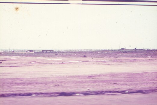 Scenery taken from a moving vehicle.