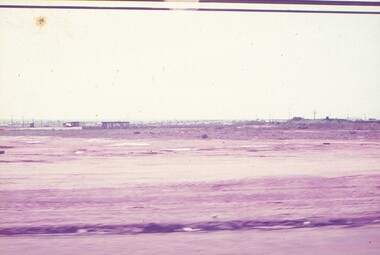 Scenery taken from a moving vehicle.