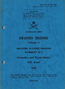 Infantry Training, Volume 1, Infantry Platoon Weapons