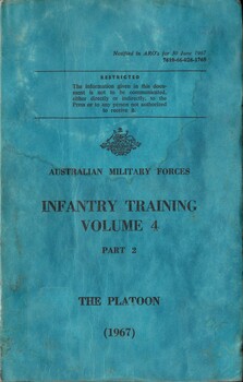 Infantry Training, Volume 4, Part 2: The Platoon, 1967