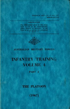 Infantry Training, Volume 4, Part 2: The Platoon, 1967
