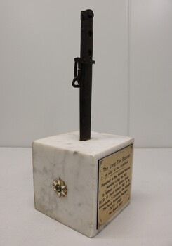 Vietnam Star on left side of Marble block.
