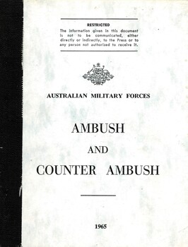 Australian Military Forces: Ambush and Counter Ambush 1965