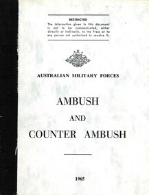 Australian Military Forces: Ambush and Counter Ambush 1965
