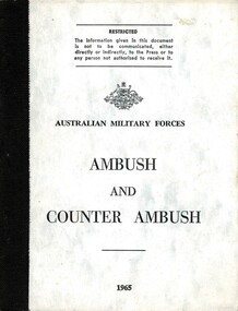 Australian Military Forces: Ambush and Counter Ambush 1965
