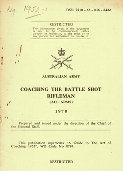 Australian Army: Coaching the Battle Shot Rifleman