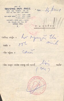 A document in Vietnamese translated by Google is a Medical Certificate
