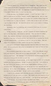 Page one of a nineteen page diary.