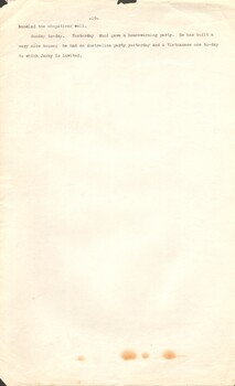 This is page nineteen of a nineteen page diary.
