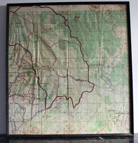 Map - Framed map, Xuyen Moc (SW)