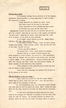 This is page five of Superstitions of the Vietnamese People.