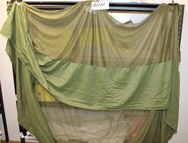 A large mosquito net.