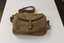 Small canvas bag carrying radio equipment