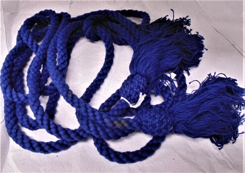 Blue cord used by priests.