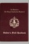 Small maroon coloured cardboard handbook with gold lettering 