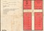 A small folder A4 document with red squares and a white cross