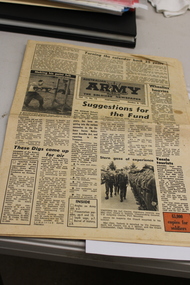 Australian Army newspaper. The Soldiers Newspaper. Vol 12 No 15 fortnightly Oct 8, 1970
