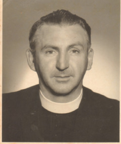 A Black and White Passport Photograph of John Aloysius Morgan