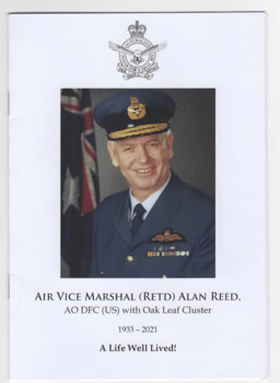 Frame photo of Air Vice Marshal (Retd) Alan Reed 
