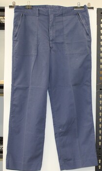 Blue drill navy work trouser.