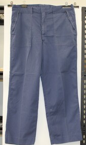 Blue drill navy work trouser.