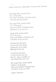Ephemera, Jingle Bells Vietnam Version