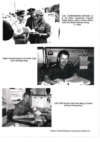 Three images of personnel.