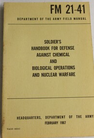 Soldiers Handbook for Defence against Chemical and Biological Operations and Nuclear Warfare