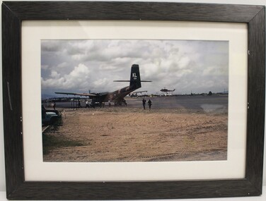 A Framed Coloured Photograph of a Plane with KL 434 on its Tail.