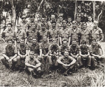 A Black and White Photograph of 9 Platoon, C Company, 3 RAR - 2nd Tour Vietnam 1971