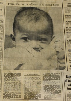 From the horror of war to a loving home
