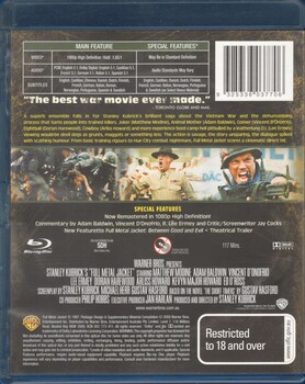 A DVD Titled Full Metal Jacket