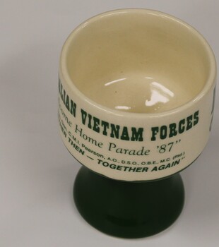 Small drinking vessel.