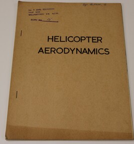 Brown coloured stapled booklet