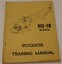 Cream coloured manual, staples down the left for HU-1B Iroquois.