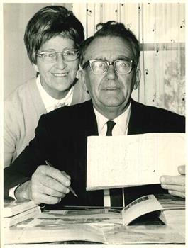 Photo of Cr Laurence Michell and wife Mary