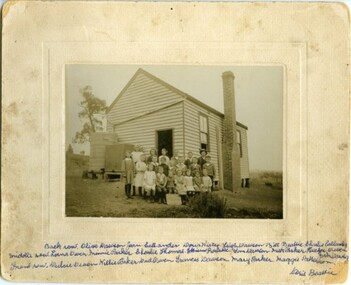 Photograph - Photographs - Schools, Scrubby Creek School 1916, 1916