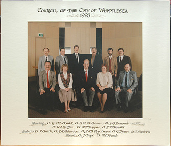 Photo of Council of the City of Whittlesea 1993