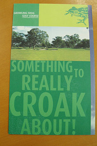 Something to Really Croak About!