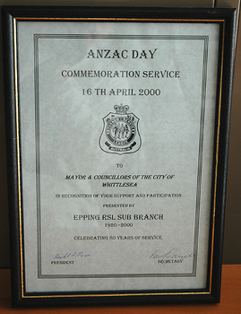 Anzac Day Commemoration Service