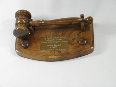 Gavel, Brian Rowe, 1995