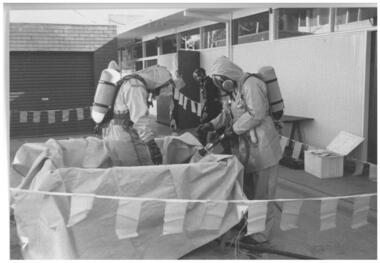photographs - hazmat training