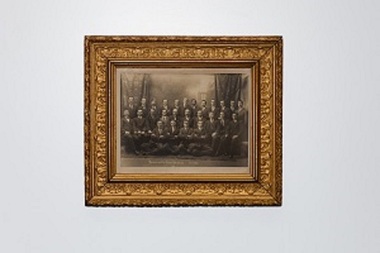 1915 Fire Brigade framed photo