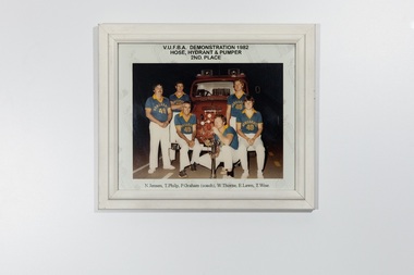 coloured framed photo, VUFBA Demonstration 1982
